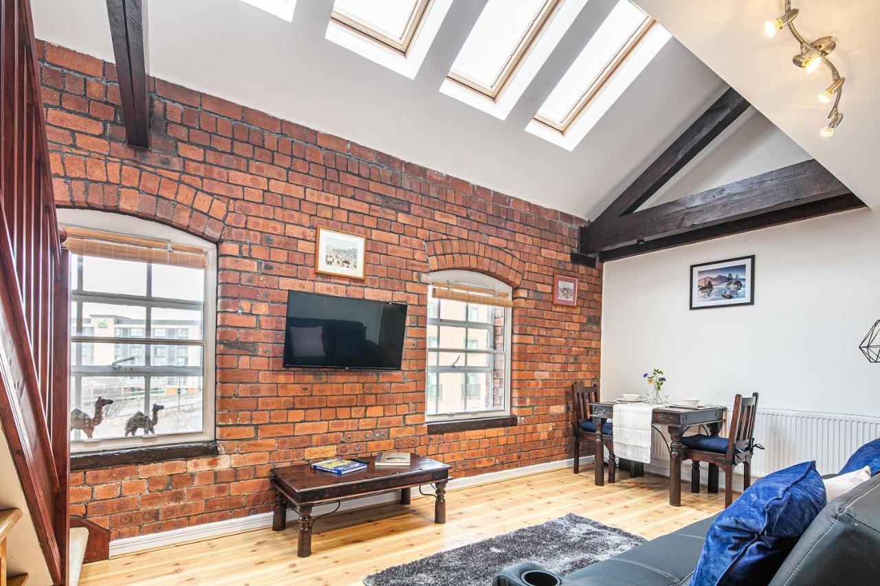 Beautiful 1-Bed Apartment In Grade Listed Warehouse - Victoria Quays, Sheffield City Centre, Free Parking, Pet Friendly, Netflix Exterior foto